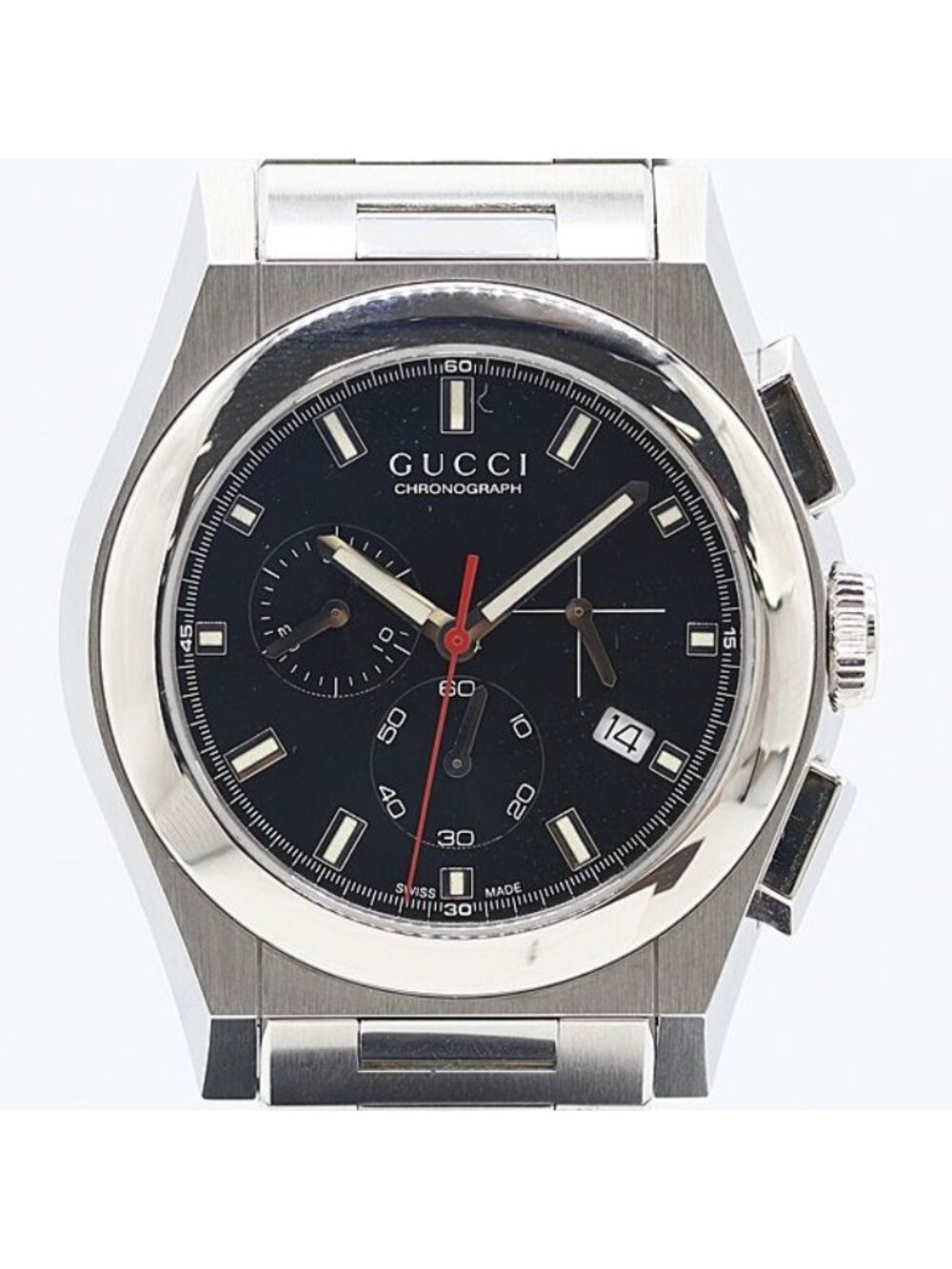 Gucci Pantheon 115.2 Chrono Date Navy Dial Watch